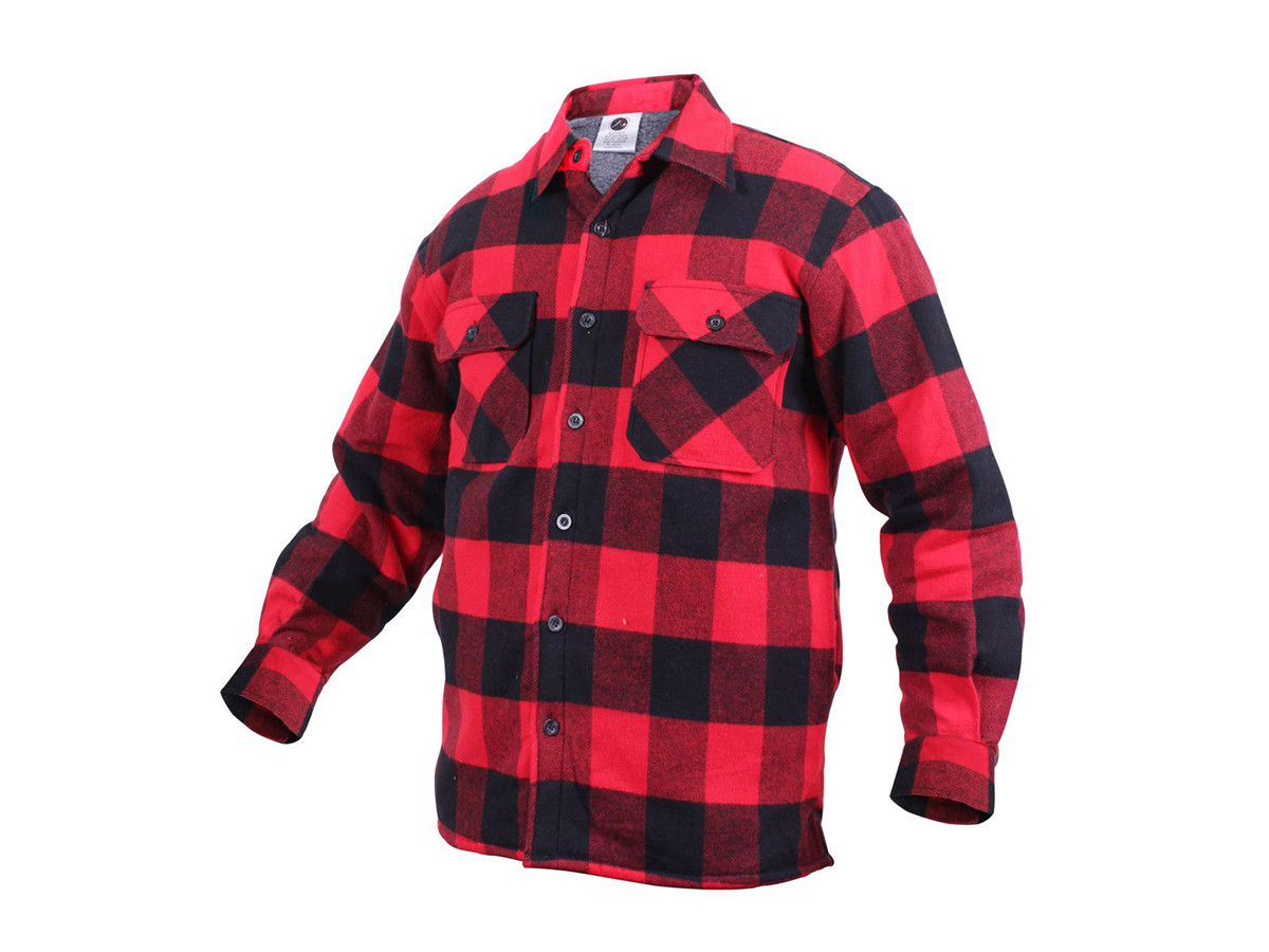 Lumberjack plaid shirt warm RED OD-A-ROTHC047-XL asgbox.pl Lumberjack plaid shirt warm RED - obrazek 2