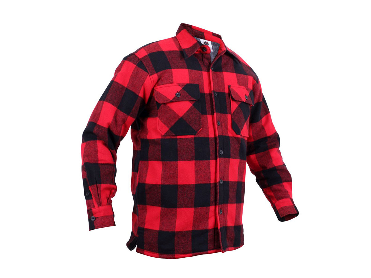 Lumberjack plaid shirt warm RED OD-A-ROTHC047-XL asgbox.pl Lumberjack plaid shirt warm RED - obrazek 3