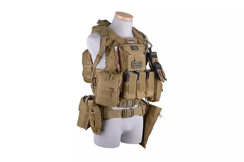 Kamizelka taktyczna typu Plate Carrier - tan OD-G-GFT-18-018406-00 asgbox.pl Kamizelka taktyczna typu Plate Carrier - tan - obrazek 3