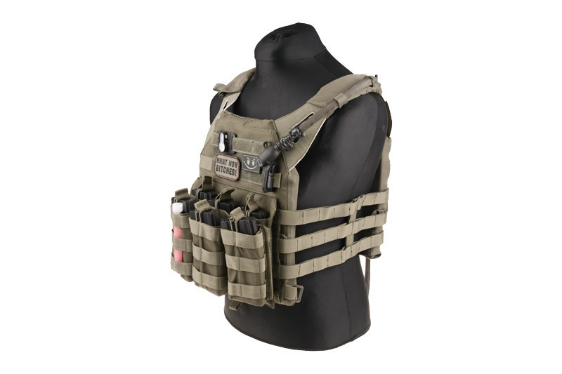 JPC plate carrier 600D vest (OLIVE) OD-A-GFC031-OD asgbox.pl JPC plate carrier 600D vest (OLIVE) - obrazek 6