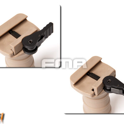 FMA Short Vertical STUBBY Grip with QD RIS Rail Mount - Tan OD-A-TB1261-DE asgbox.pl FMA Short Vertical STUBBY Grip with QD RIS Rail Mount - Tan OD-A-TB1261-DE asgbox.pl