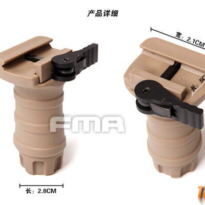 FMA Short Vertical STUBBY Grip with QD RIS Rail Mount - Tan OD-A-TB1261-DE asgbox.pl FMA Short Vertical STUBBY Grip with QD RIS Rail Mount - Tan OD-A-TB1261-DE asgbox.pl
