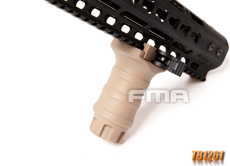 FMA Short Vertical STUBBY Grip with QD RIS Rail Mount - Tan OD-A-TB1261-DE asgbox.pl FMA Short Vertical STUBBY Grip with QD RIS Rail Mount - Tan - obrazek 9