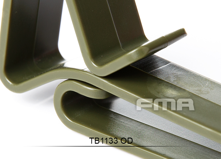 FMA ABS Universal Hook / Hanger for MOLLE and Belt, 3 pcs - Green OD-A-TB1133-OD asgbox.pl FMA ABS Universal Hook / Hanger for MOLLE and Belt, 3 pcs - Green - obrazek 6