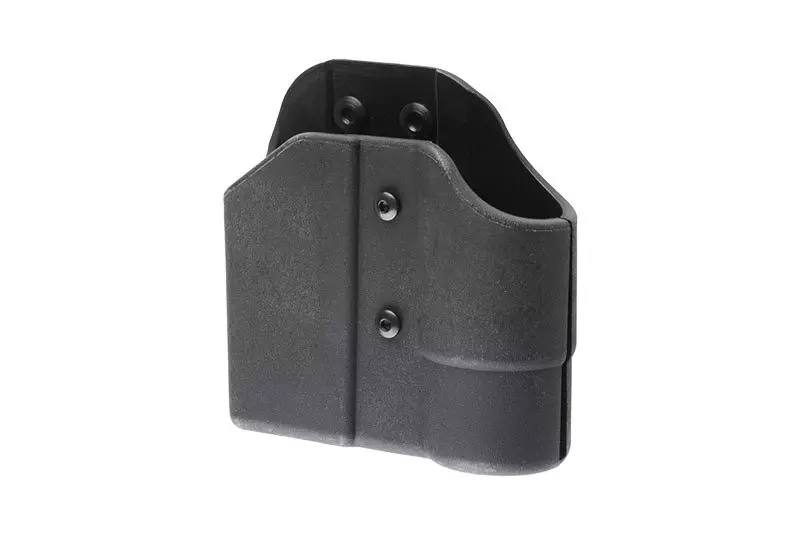 Ładownica na magazynek pistoletowy i latarkę - czarna OD-G-FMA-19-018006-00 asgbox.pl asgbox.pl - Ładownica na magazynek pistoletowy i latarkę - czarna