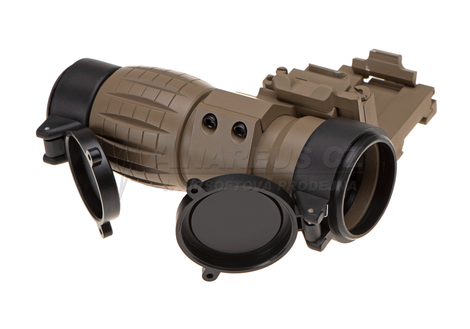 4x35 FDX Magnifier Scope - TAN OD-A-AIMO035 asgbox.pl 4x35 FDX Magnifier Scope - TAN - obrazek 7
