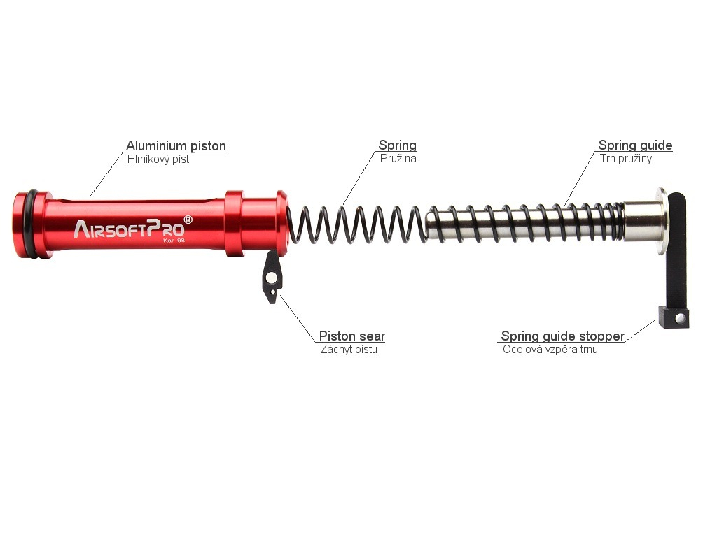 Upgrade set for Snow Wolf Kar98k rifles OD-A-ASPRO428-M130 asgbox.pl Upgrade set for Snow Wolf Kar98k rifles - obrazek 15