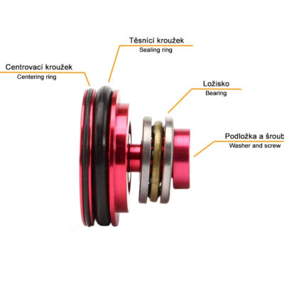 Metal flat piston head with the bearing OD-A-ASPRO429 asgbox.pl Metal flat piston head with the bearing OD-A-ASPRO429 asgbox.pl