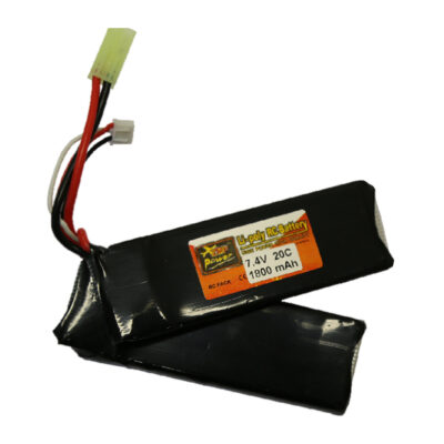Li-Pol battery X-Cell 7,4V 1800mAh, 30C - Dual block