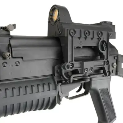 Replika pistoletu maszynowego PP-19 Bizon-2 z tłumikiem i kolimatorem OD-G-SVB-01-004020-00 asgbox.pl Replika pistoletu maszynowego PP-19 Bizon-2 z tłumikiem i kolimatorem OD-G-SVB-01-004020-00 asgbox.pl