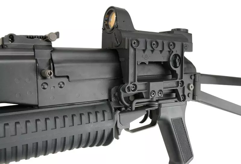 Replika pistoletu maszynowego PP-19 Bizon-2 z tłumikiem i kolimatorem OD-G-SVB-01-004020-00 asgbox.pl Replika pistoletu maszynowego PP-19 Bizon-2 z tłumikiem i kolimatorem - obrazek 3