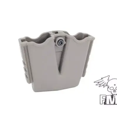 asgbox.pl - Podwójna ładownica polimerowa na magazynki do pistoletów typu XDM - TAN