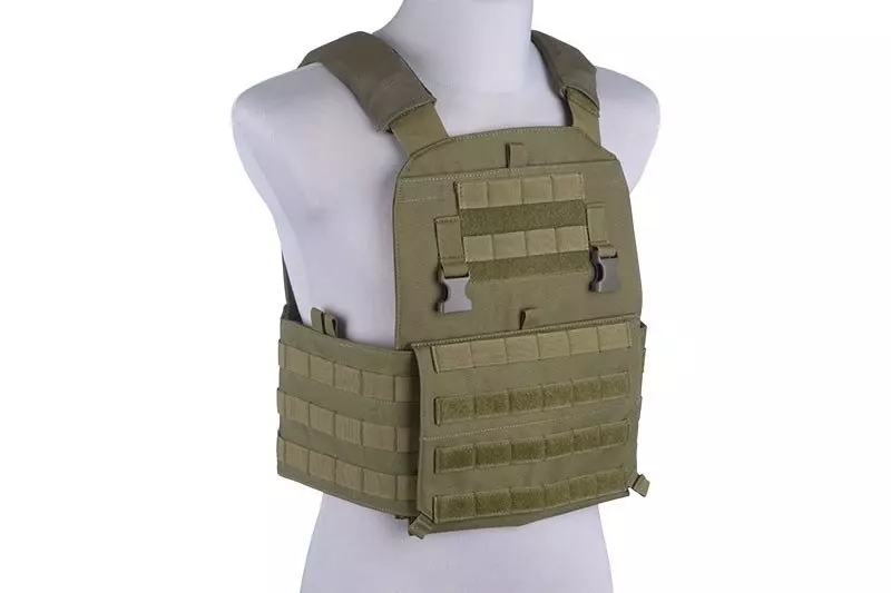Kamizelka taktyczna typu Plate Carrier - oliwkowa OD-G-GFT-18-018870-00 asgbox.pl asgbox.pl - Kamizelka taktyczna typu Plate Carrier - oliwkowa