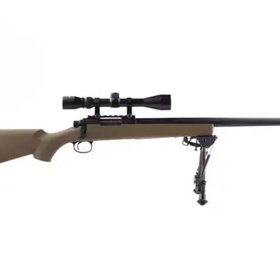 asgbox.pl - Replika karabinu snajperskiego SW-10 (z lunetą i dwójnogiem) - tan