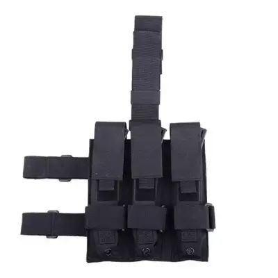 asgbox.pl - Potrójna ładownica udowa na magazynki typu MP5 - czarna