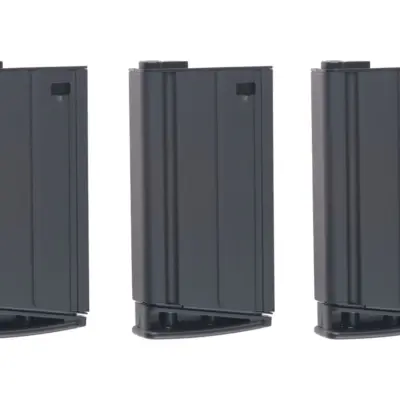 asgbox.pl - Zestaw 3 magazynków mid-cap 160 kulek do Scar-H - czarny