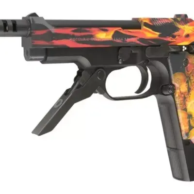 Replika pistoletu automatycznego M93R AEP Fire Pattern Custom (Red Frame) OD-G-LLX-01-013061-00 asgbox.pl Replika pistoletu automatycznego M93R AEP Fire Pattern Custom (Red Frame) OD-G-LLX-01-013061-00 asgbox.pl