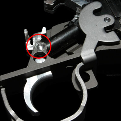 Alternative view of RA CNC steel WE M14 part NO.14