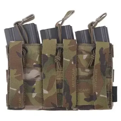 asgbox.pl - Potrójna ładownica Open Top na magazynki M4/M16 - Multicam