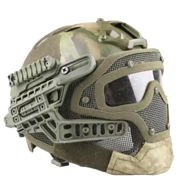 Replika kasku FAST PJ G4 System z osłoną twarzy - ATC-FG OD-G-EME-21-016949-00 asgbox.pl