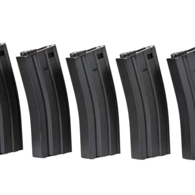 Alternative view of Zestaw 5 magazynków hi-cap 300 kulek do M4/M16 - czarny