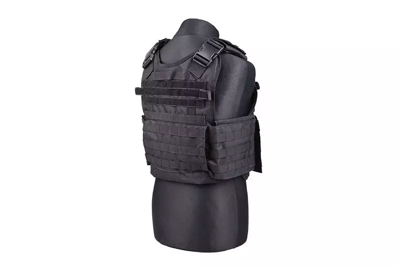 Kamizelka taktyczna Armor Plate Carrier - czarna OD-G-GFT-18-009825-00 asgbox.pl asgbox.pl - Kamizelka taktyczna Armor Plate Carrier - czarna