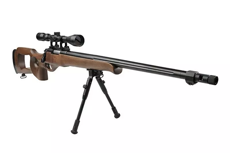 Replika karabinu snajperskiego MB09D - z lunetą i dwójnogiem OD-G-WEL-03-006471-00 asgbox.pl Replika karabinu snajperskiego MB09D - z lunetą i dwójnogiem - obrazek 2