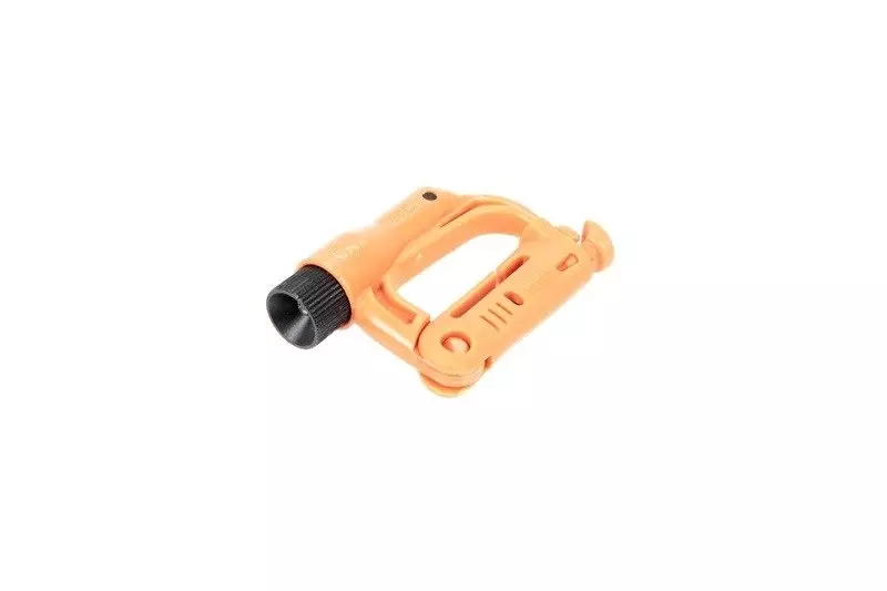 Klamra typu Grmlock z latarką (niebieskie światło) - pomarańczowe OD-G-FMA-31-022570-00 asgbox.pl asgbox.pl - Klamra typu Grmlock z latarką (niebieskie światło) - pomarańczowe