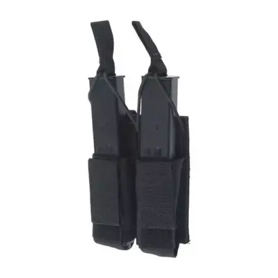 asgbox.pl - Podwójna ładownica na magazynki typu MP5 - czarna