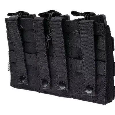 Potrójna ładownica Open I na magazynki AK/M4/G36 - czarna OD-G-PRI-19-017402-00 asgbox.pl