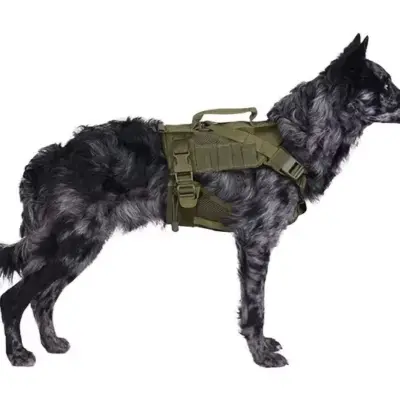 Szelki taktyczne dla psa - oliwkowe OD-G-PRI-18-021091-00 asgbox.pl