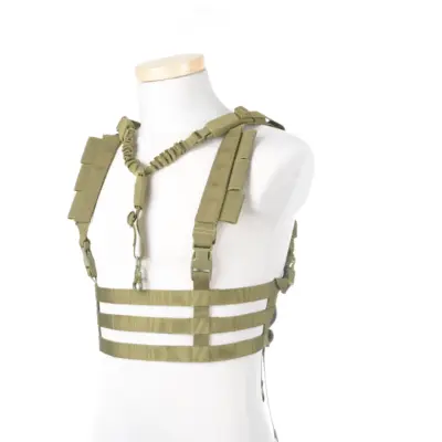 asgbox.pl - Kamizelka taktyczna Chest Rig typu Low Profile - Oliwkowa