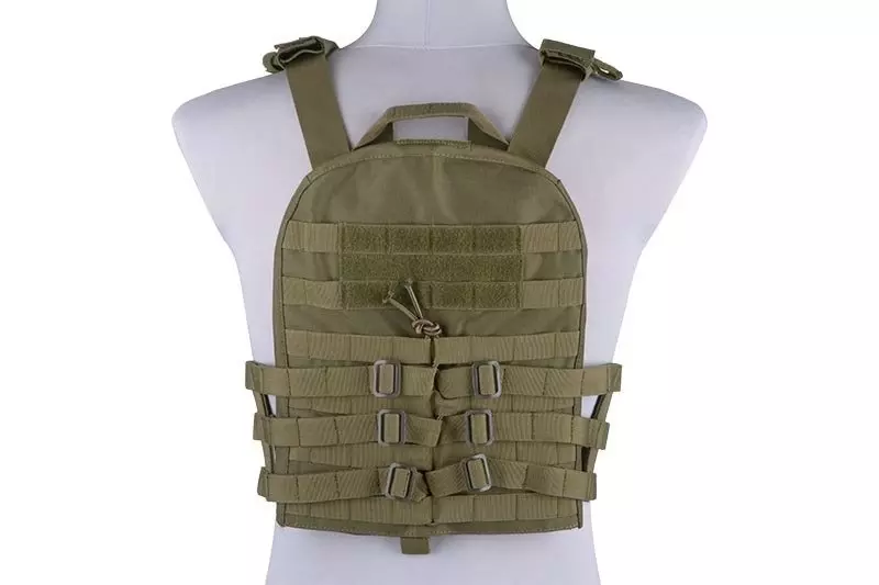 Kamizelka typu plate carrier z odpinanym panelem - oliwkowa OD-G-GFT-18-018422-00 asgbox.pl asgbox.pl - Kamizelka typu plate carrier z odpinanym panelem - oliwkowa