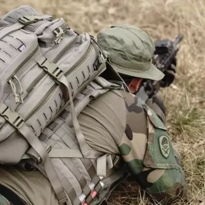 Plecak typu Assault Pack Laser-Cut USB - oliwkowy OD-G-PRI-20-019391-00 asgbox.pl