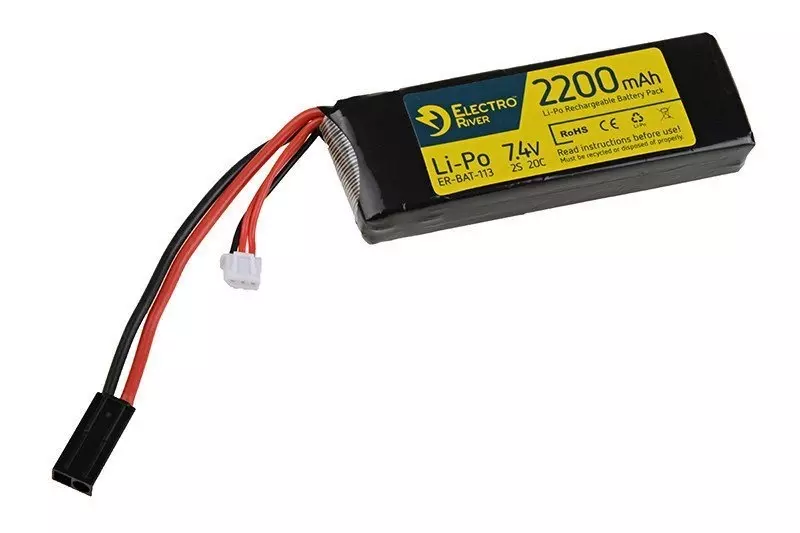 Akumulator LiPo 7,4V 2200mAh 20/40C OD-G-ELR-06-008310-00 asgbox.pl asgbox.pl - Akumulator LiPo 7