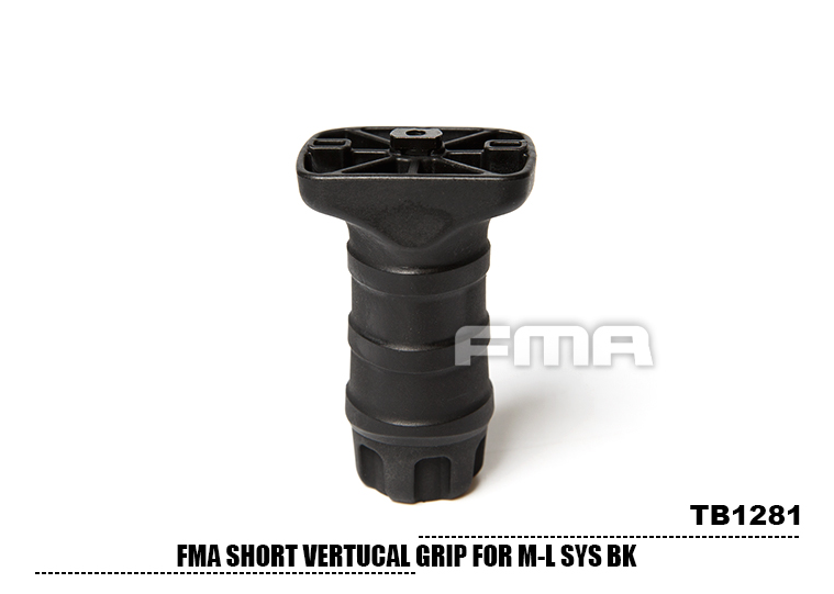 FMA Short Vertical STUBBY Grip for M-LOK - Black OD-A-TB1281-BK asgbox.pl FMA Short Vertical STUBBY Grip for M-LOK - Black - obrazek 4