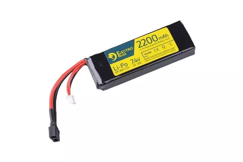 Akumulator LiPo 7,4V 2200mAh 20/40C T-connect (DEANS) OD-G-ELR-06-010335-00 asgbox.pl asgbox.pl - Akumulator LiPo 7