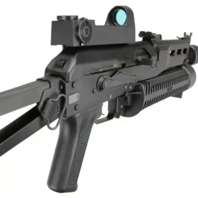 Replika pistoletu maszynowego PP-19 Bizon-2 z tłumikiem i kolimatorem OD-G-SVB-01-004020-00 asgbox.pl Replika pistoletu maszynowego PP-19 Bizon-2 z tłumikiem i kolimatorem OD-G-SVB-01-004020-00 asgbox.pl