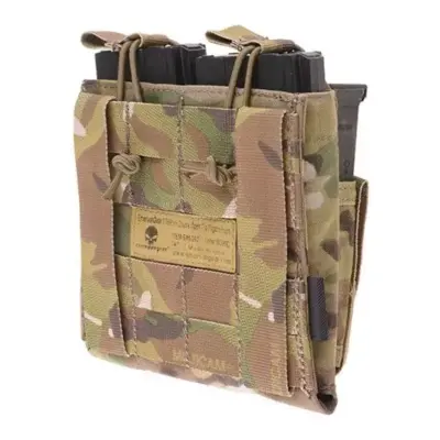 Podwójna ładownica Open Top na magazynki M4/M16 + pistoletowe - Multicam OD-G-EME-19-019159-00 asgbox.pl