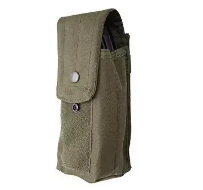 Pojedyncza ładownica na 2 magazynki AK - oliwkowa OD-G-GFT-19-003574-00 asgbox.pl