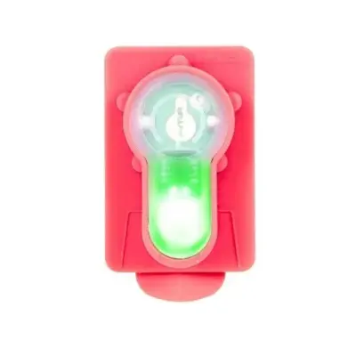 asgbox.pl - Marker elektroniczny Lightbuck Card Button - różowy (zielone światło)