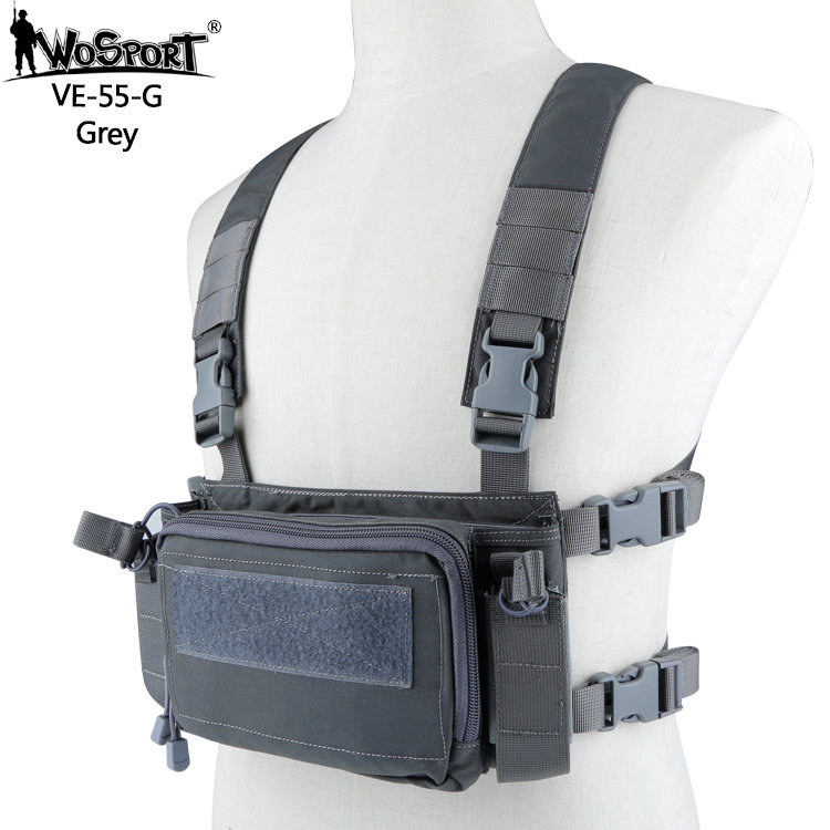 WST Tactical Chest Rig D3CRM - Grey OD-A-WOSP55-GR asgbox.pl WST Tactical Chest Rig D3CRM - Grey