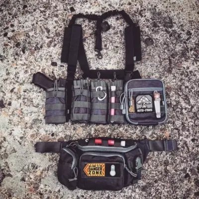 Kamizelka taktyczna Dynamic Chest Rig - oliwkowa OD-G-PRI-18-017438-00 asgbox.pl
