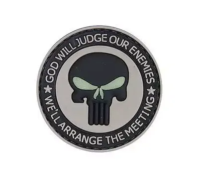 asgbox.pl - Naszywka 3D - GOD WILL JUDGE OUR ENEMIES