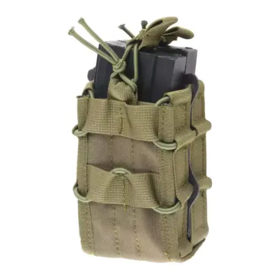 Alternative view of Podwójna uniwersalna ładownica Open II na magazynki - oliwkowa