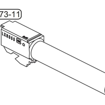 Steel Outer Barrel For GHK Glock G17 Gen3 GBB Airsoft ( G173-11 )