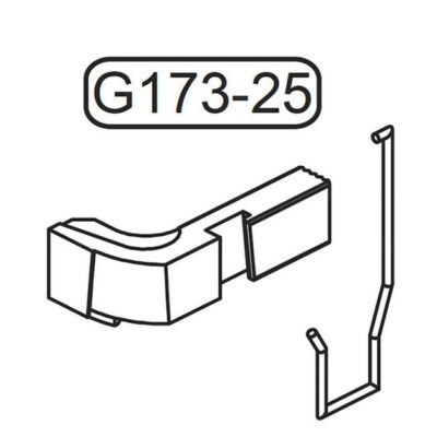 Magazine Catch Set For GHK Glock G17 Gen3 GBB Airsoft ( G173-25 )