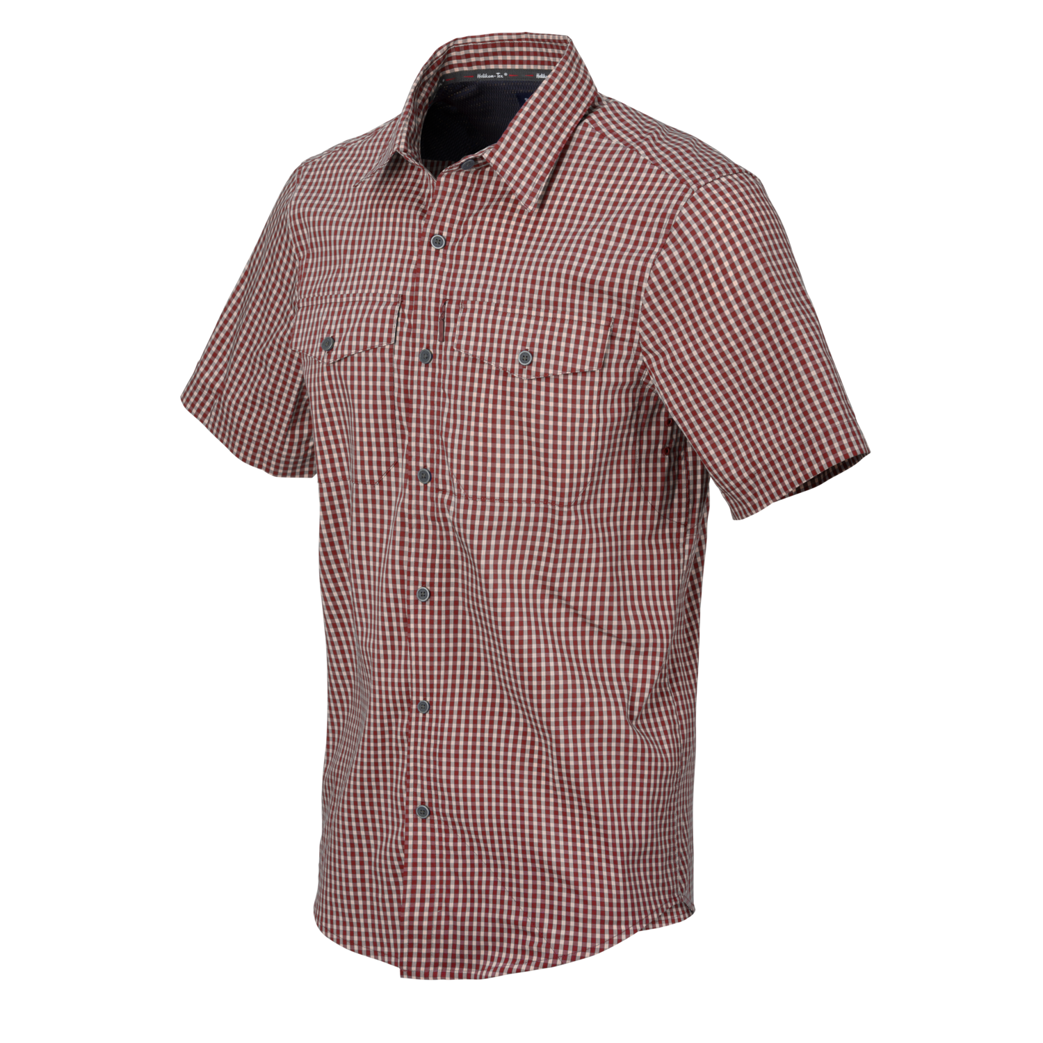 HELIKON COVERT Concealed Carry Short Sleeve Shirt - Dirt Red Checkered OD-A-KO-CCS-CB-C5-B03 asgbox.pl HELIKON COVERT Concealed Carry Short Sleeve Shirt - Dirt Red Checkered