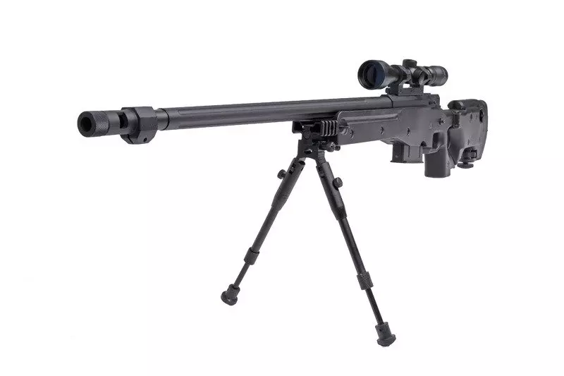 Replika karabinu snajperskiego G96D z lunetą i dwójnogiem OD-G-WEL-02-001238-00 asgbox.pl Replika karabinu snajperskiego G96D z lunetą i dwójnogiem - obrazek 4