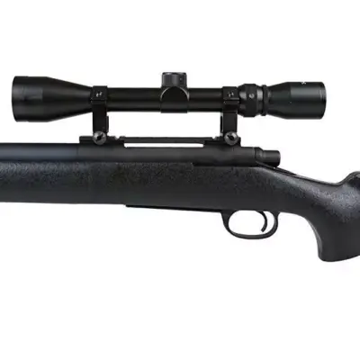 asgbox.pl - Replika karabinu snajperskiego SW-04J Army (z lunetą i dwójnogiem) - czarna